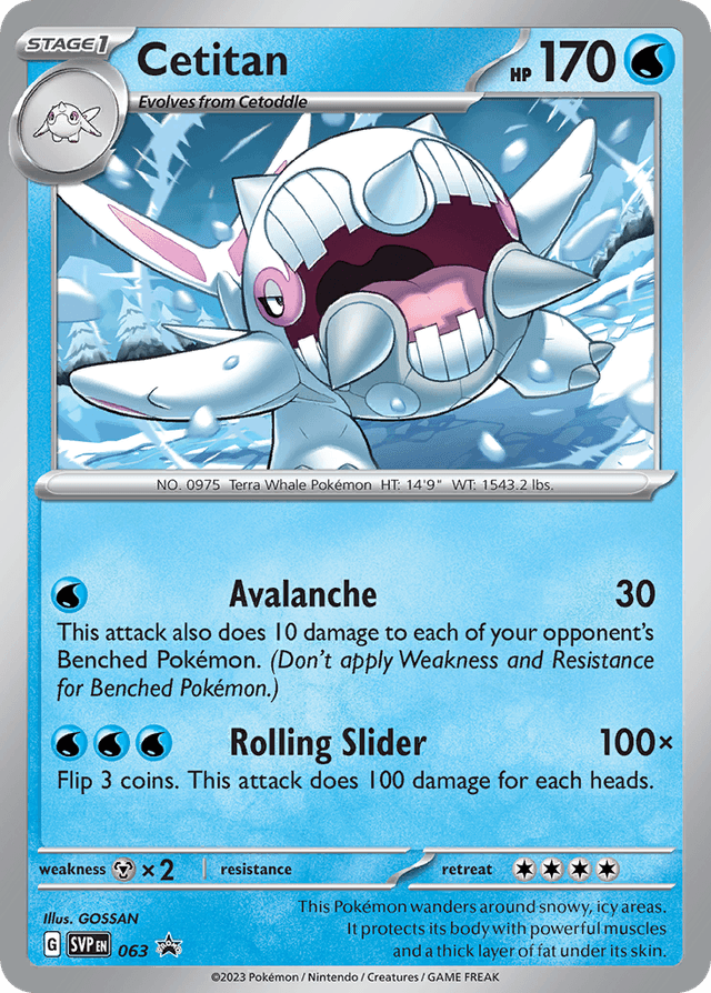 Cetitan — Scarlet & Violet Black Star Promos #63