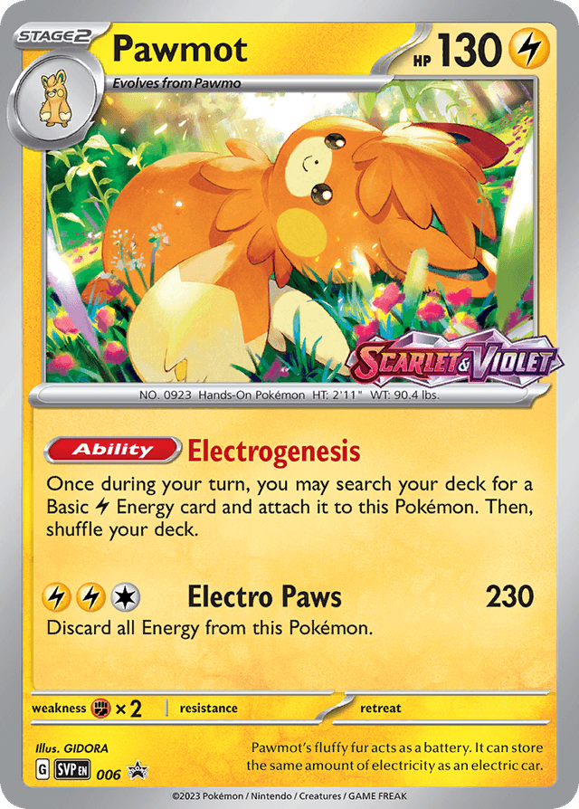 Pawmot — Scarlet & Violet Black Star Promos #6