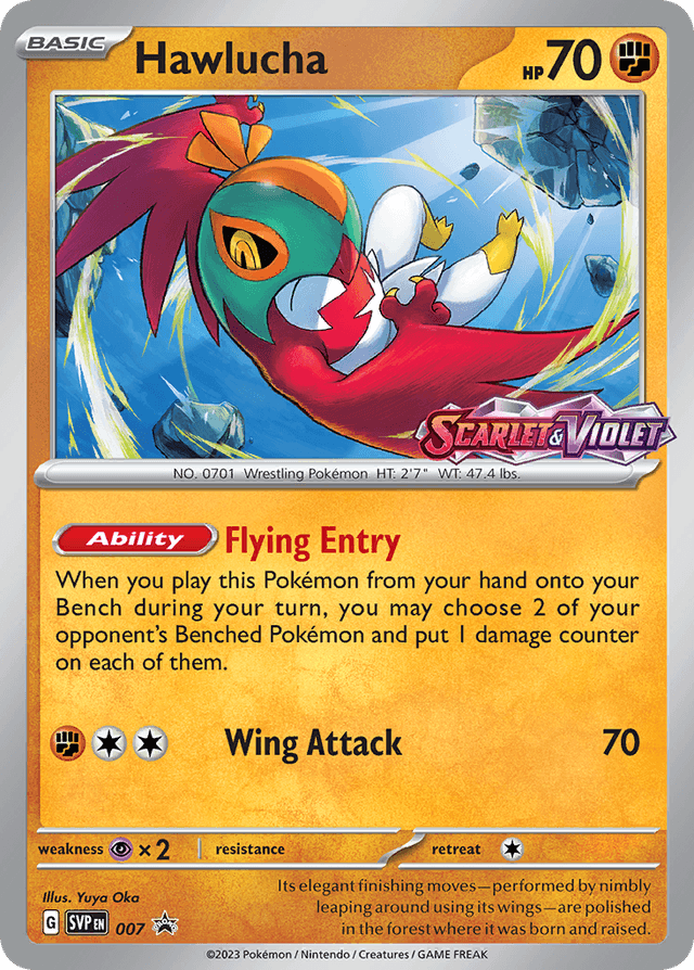 Hawlucha — Scarlet & Violet Black Star Promos #7