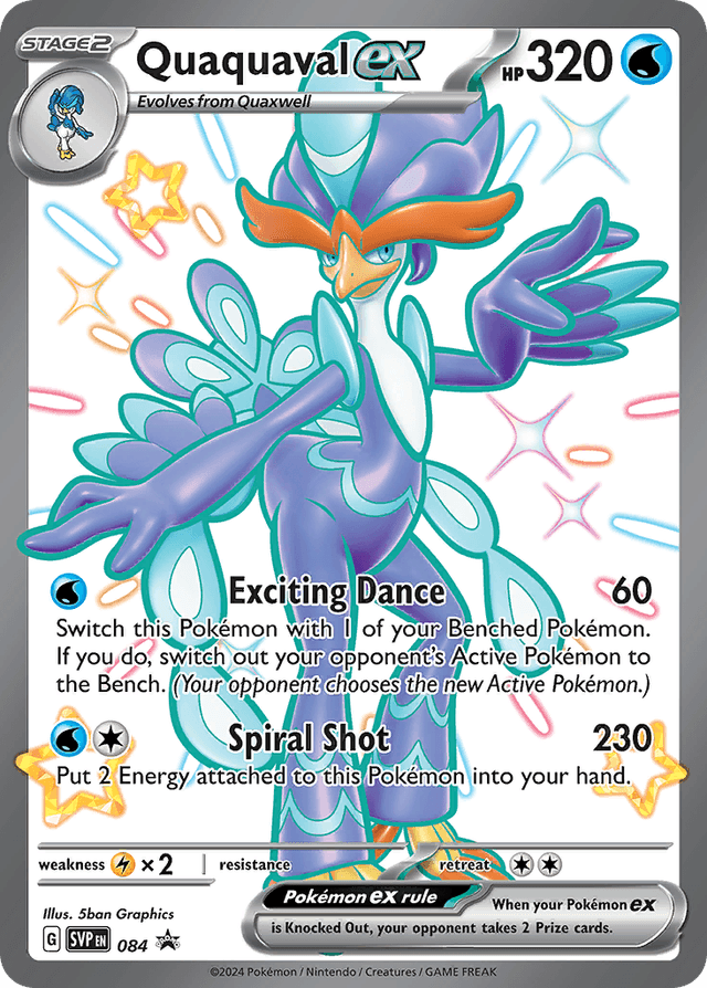 Quaquaval ex — Scarlet & Violet Black Star Promos #84
