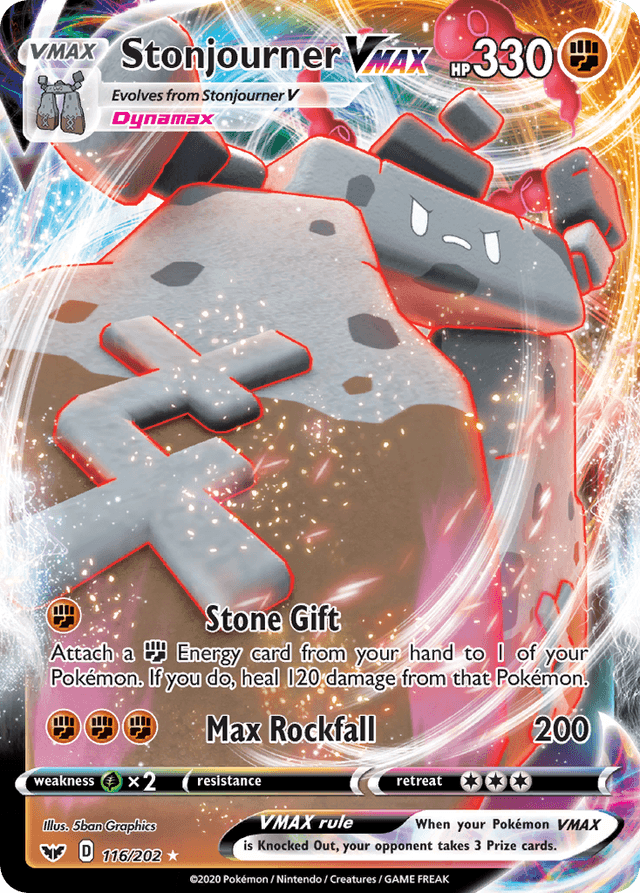 Stonjourner VMAX — Sword & Shield #116