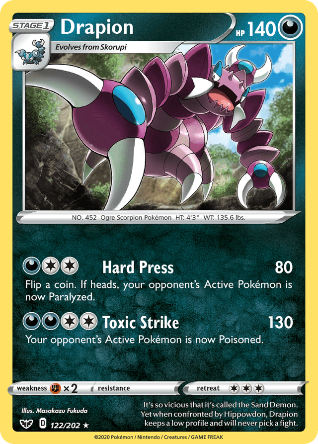 Drapion — Sword & Shield #122