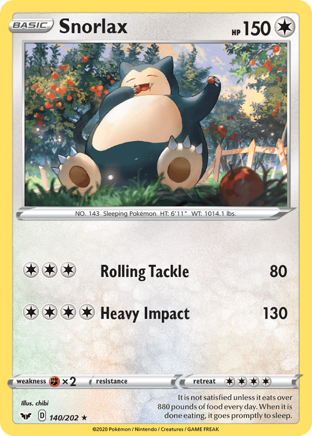 Snorlax — Sword & Shield #140