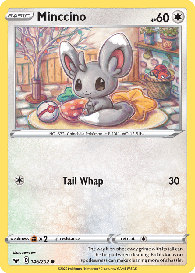Minccino — Sword & Shield #146