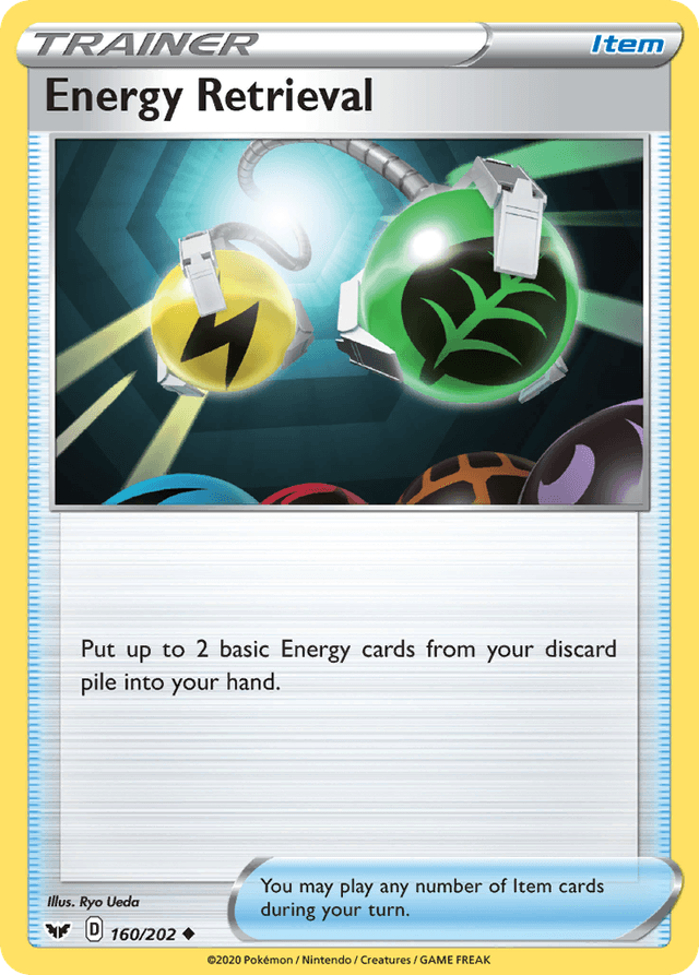 Energy Retrieval — Sword & Shield #160