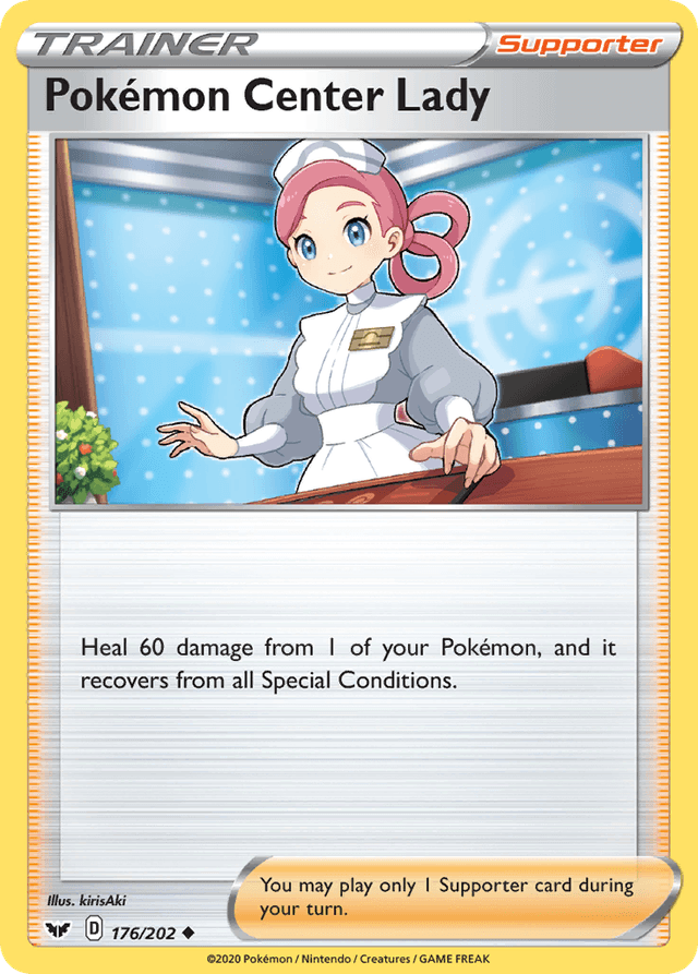Pokémon Center Lady — Sword & Shield #176