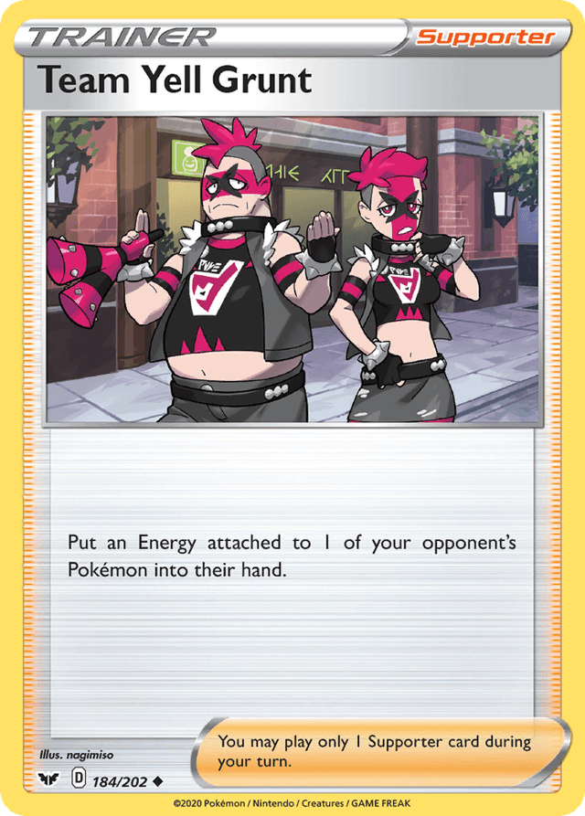 Team Yell Grunt — Sword & Shield #184