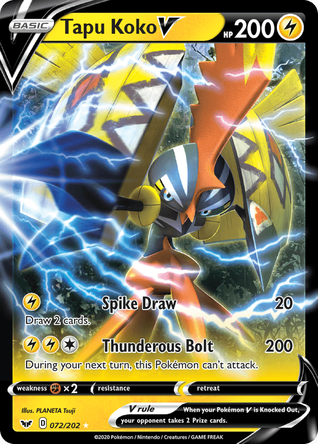Tapu Koko V — Sword & Shield #72