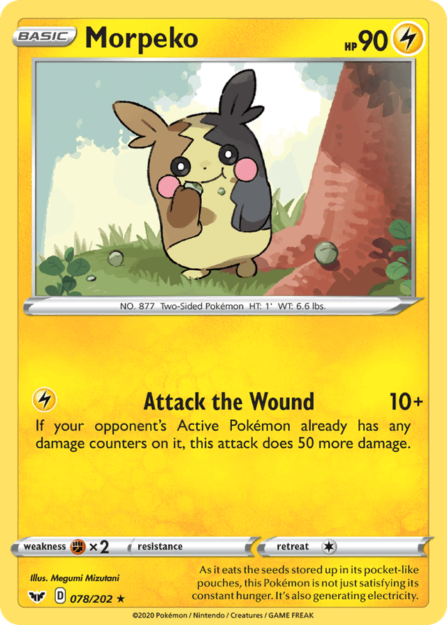 Morpeko — Sword & Shield #78