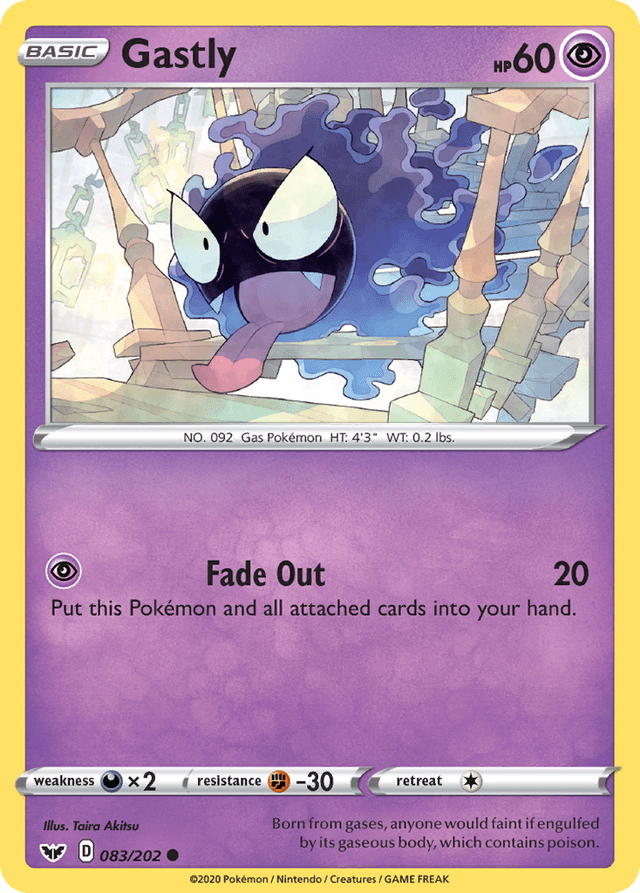 Gastly — Sword & Shield #83