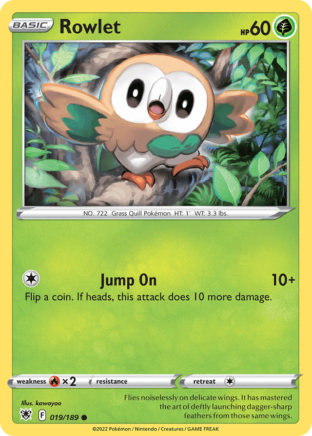 Rowlet — Astral Radiance #19