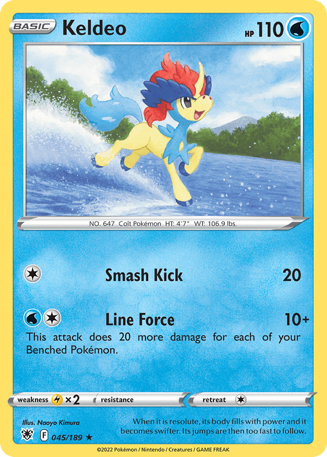 Keldeo — Astral Radiance #45
