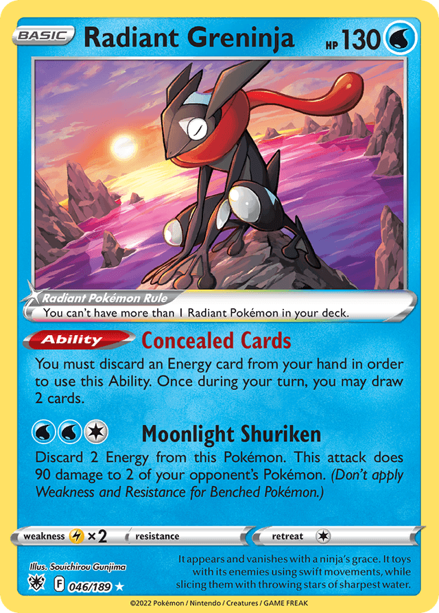 Radiant Greninja — Astral Radiance #46