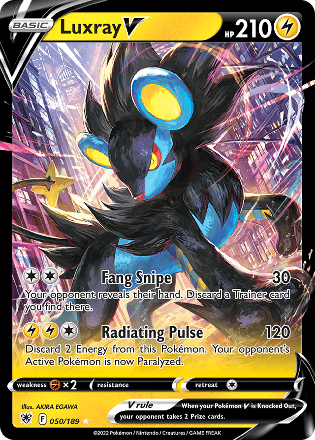 Luxray V — Astral Radiance #50