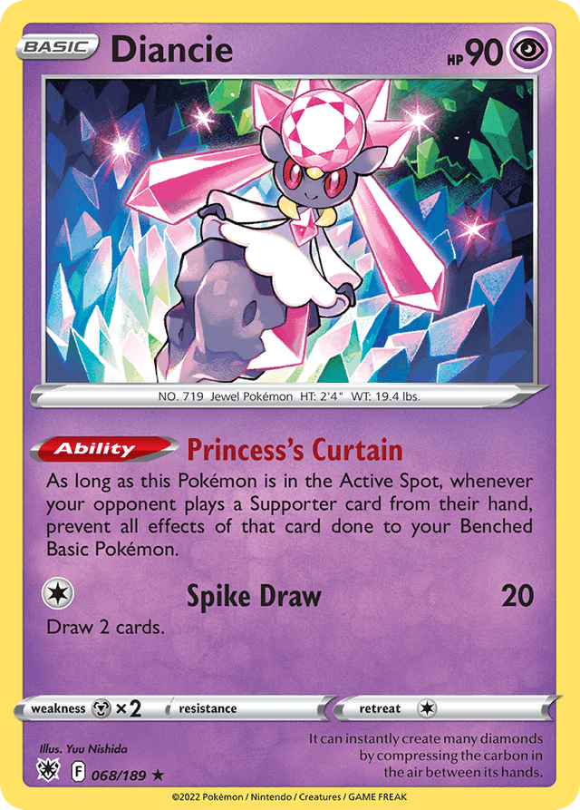 Diancie — Astral Radiance #68