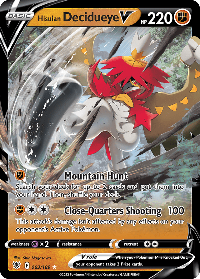 Hisuian Decidueye V — Astral Radiance #83