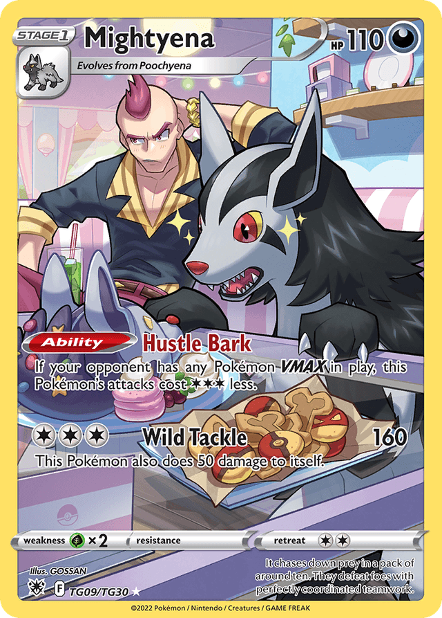 Mightyena — Astral Radiance Trainer Gallery #TG09