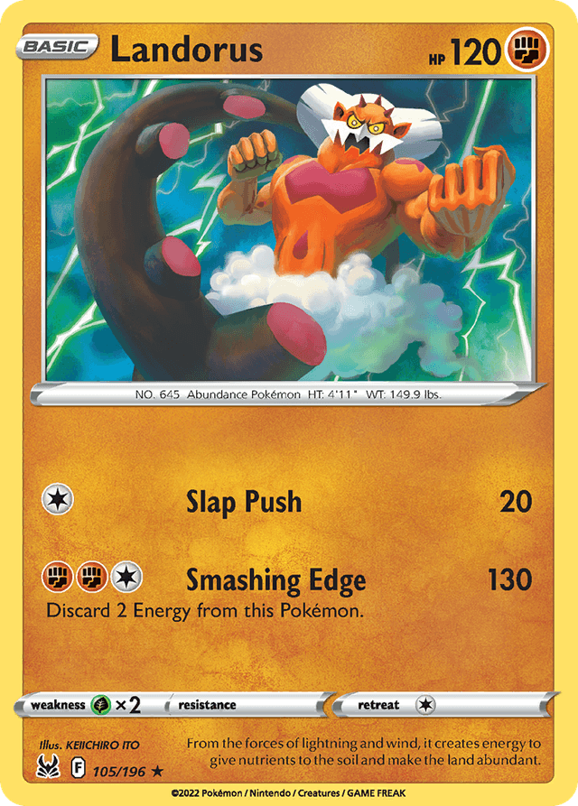 Landorus — Lost Origin #105