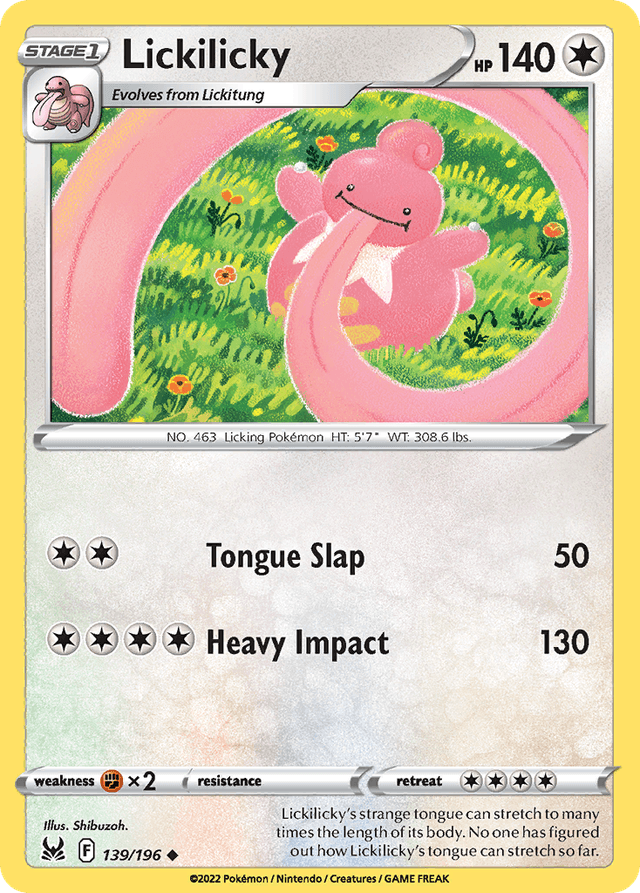 Lickilicky — Lost Origin #139