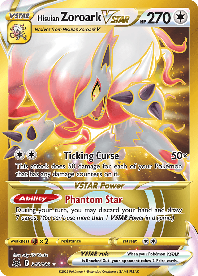 Hisuian Zoroark VSTAR — Lost Origin #213