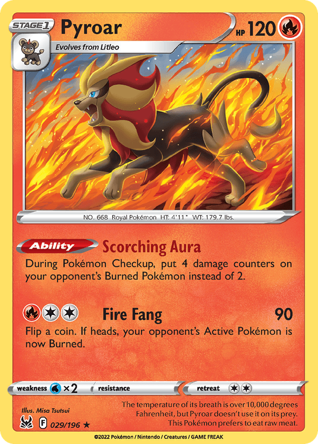 Pyroar — Lost Origin #29