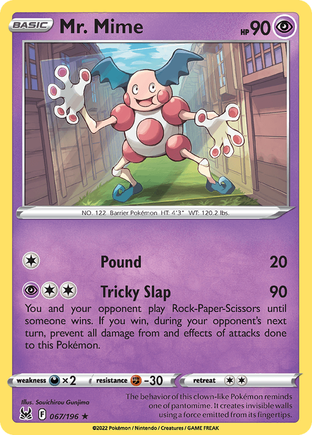 Mr. Mime — Lost Origin #67