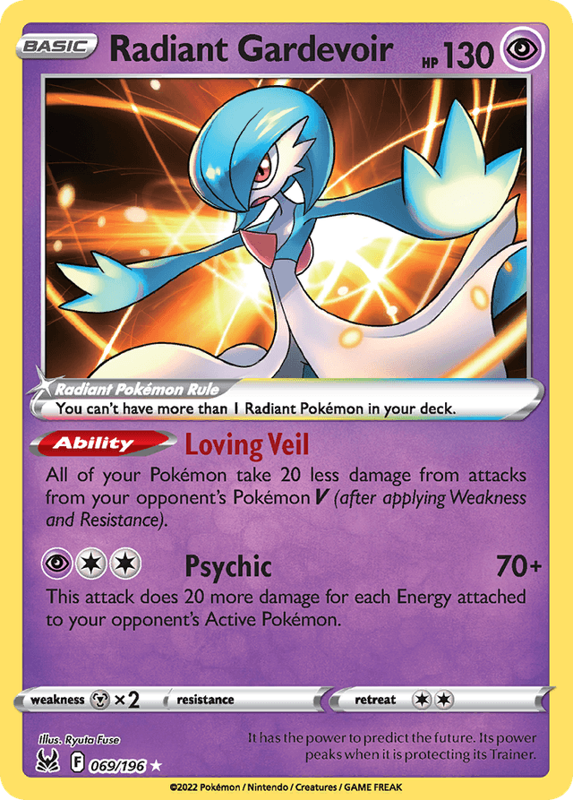 Radiant Gardevoir — Lost Origin #69