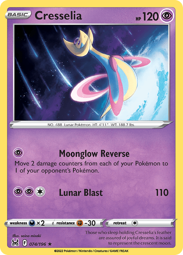 Cresselia — Lost Origin #74