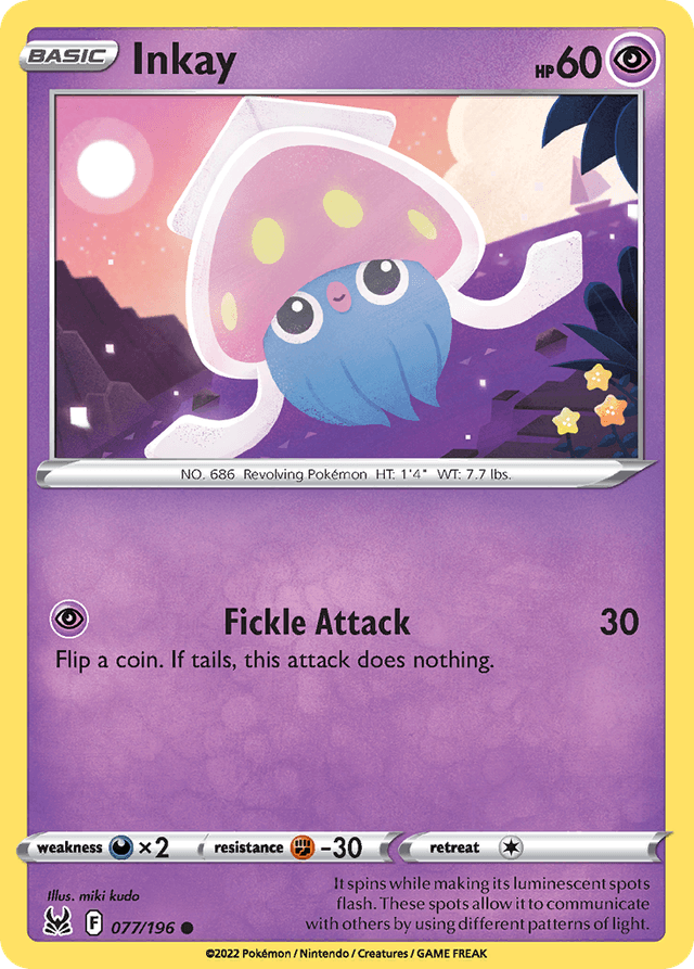 Inkay — Lost Origin #77