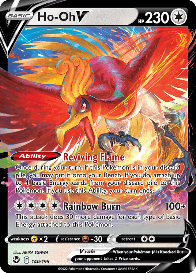 Ho-Oh V — Silver Tempest #140