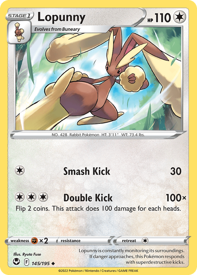 Lopunny — Silver Tempest #145