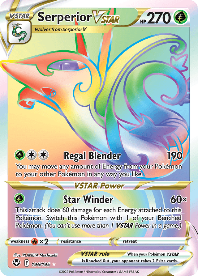 Serperior VSTAR — Silver Tempest #196