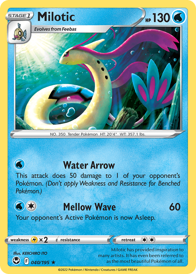 Milotic — Silver Tempest #40