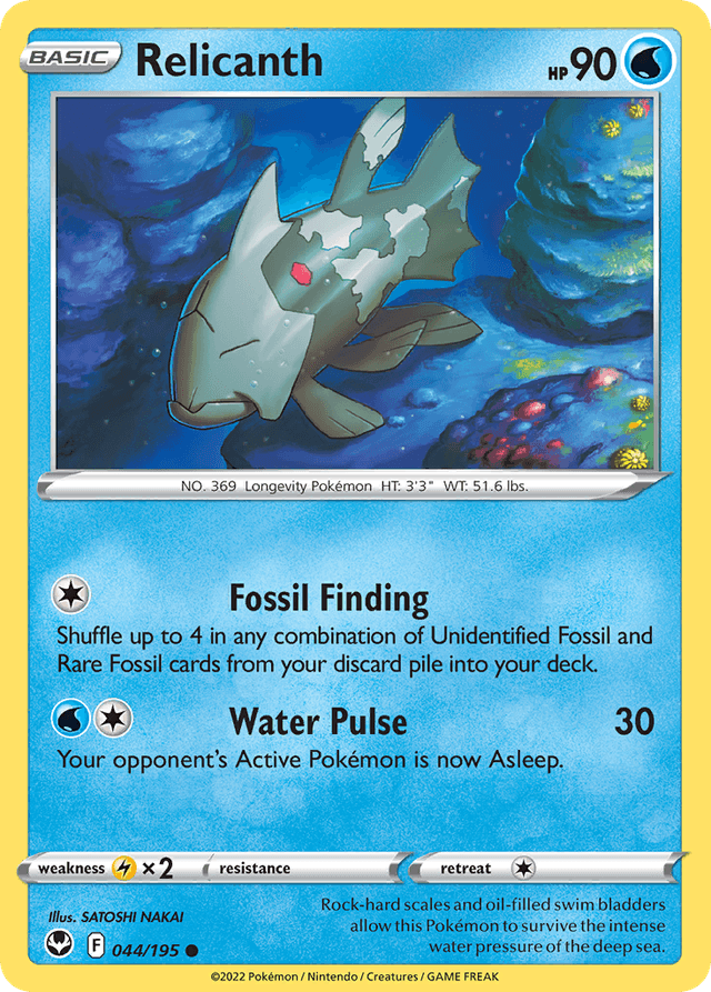 Relicanth — Silver Tempest #44