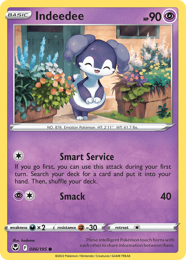 Indeedee — Silver Tempest #86