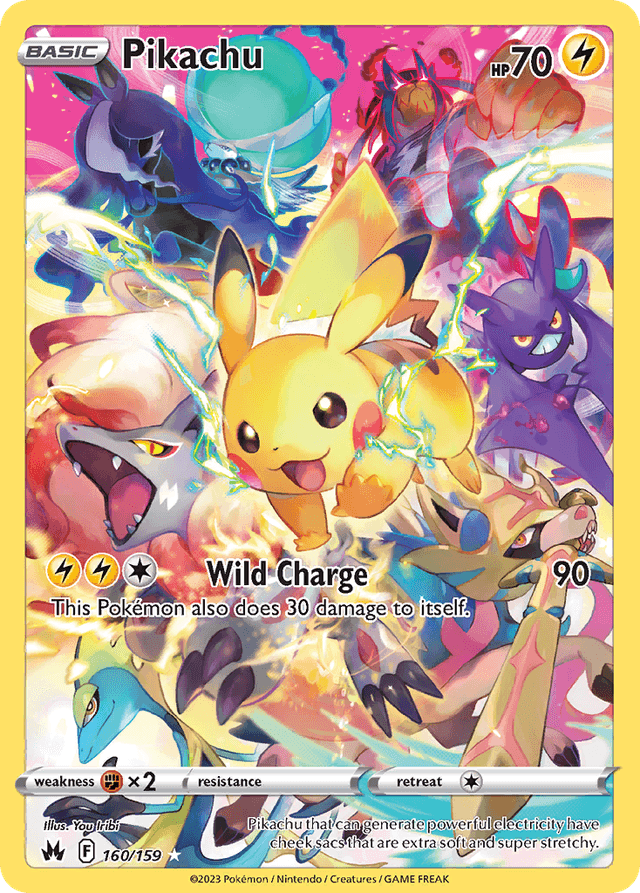 Pikachu — Crown Zenith #160
