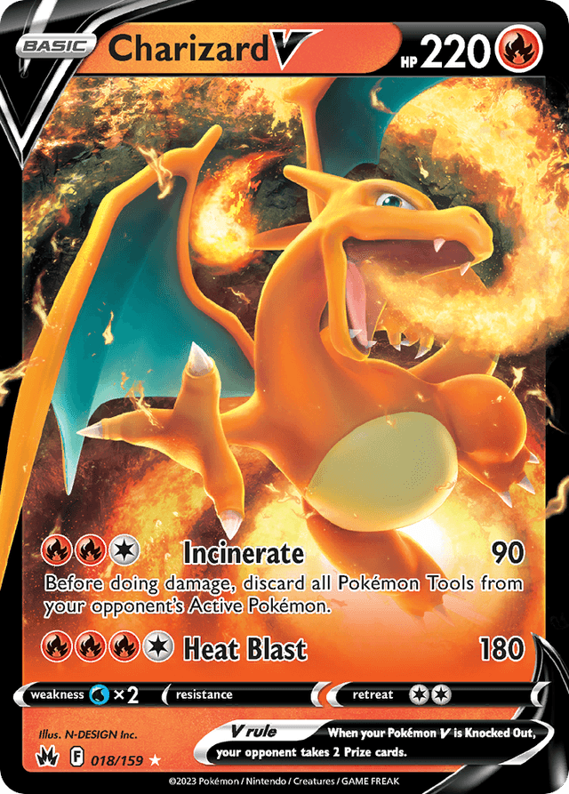 Charizard V — Crown Zenith #18