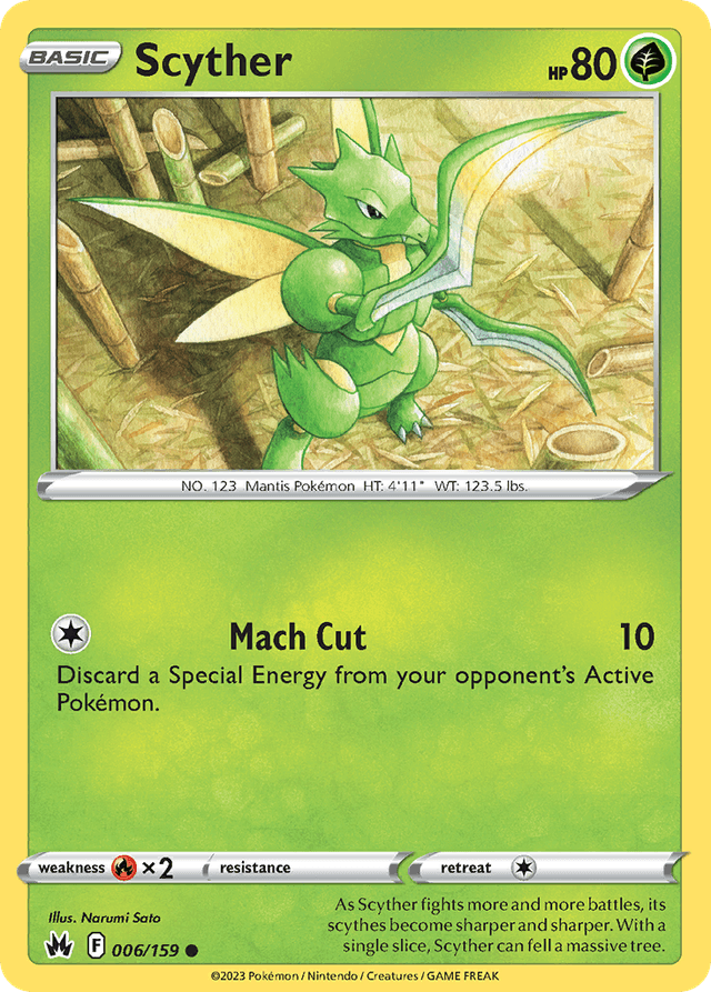 Scyther — Crown Zenith #6