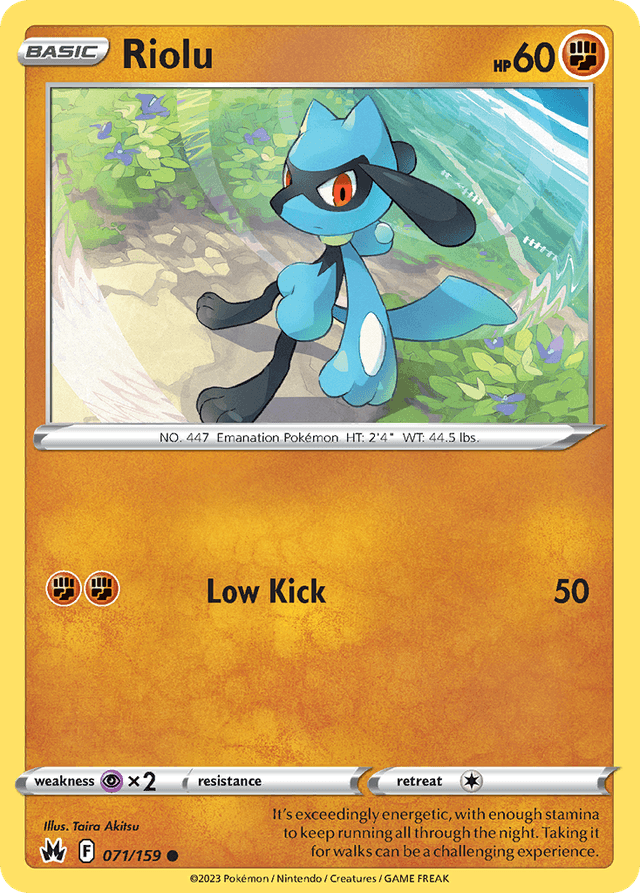 Riolu — Crown Zenith #71