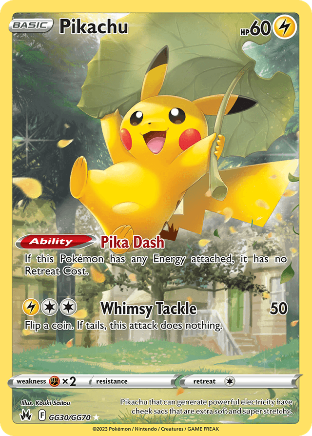 Pikachu — Crown Zenith Galarian Gallery #GG30