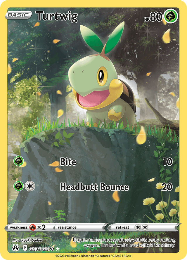 Turtwig — Crown Zenith Galarian Gallery #GG31