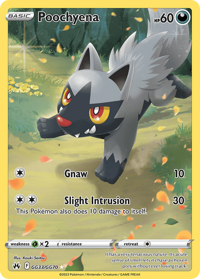 Poochyena — Crown Zenith Galarian Gallery #GG33