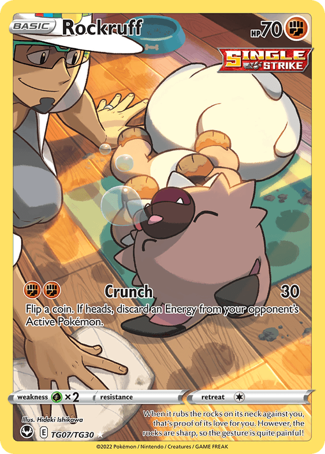 Rockruff — Silver Tempest Trainer Gallery #TG07