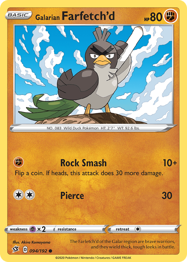Galarian Farfetch'd — Rebel Clash #94