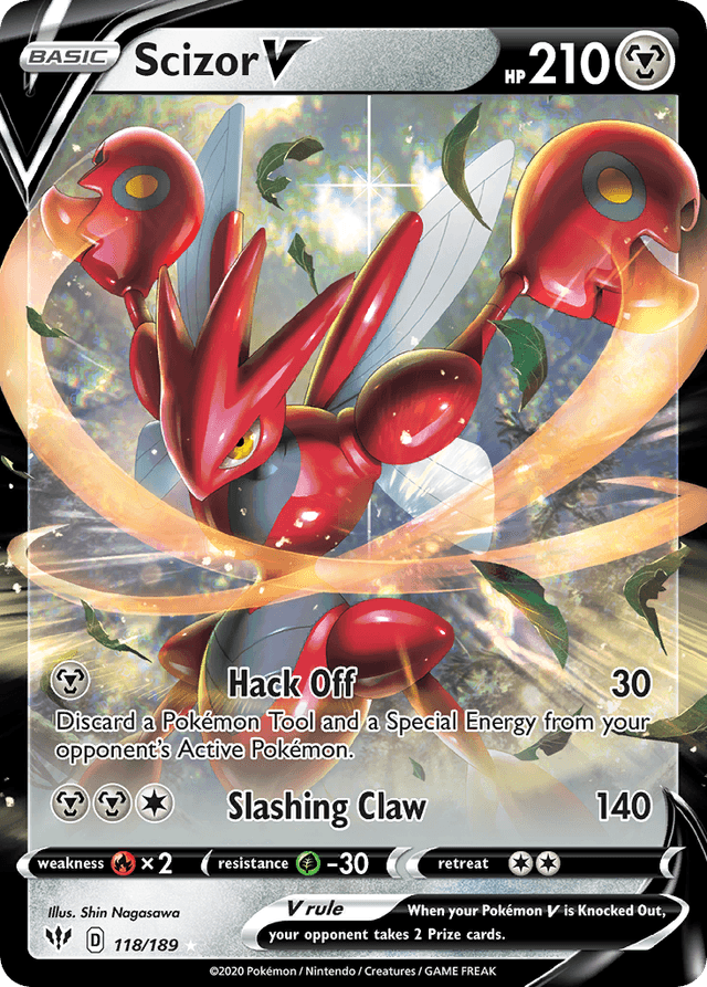 Scizor V — Darkness Ablaze #118