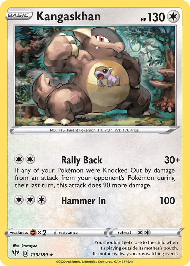 Kangaskhan — Darkness Ablaze #133