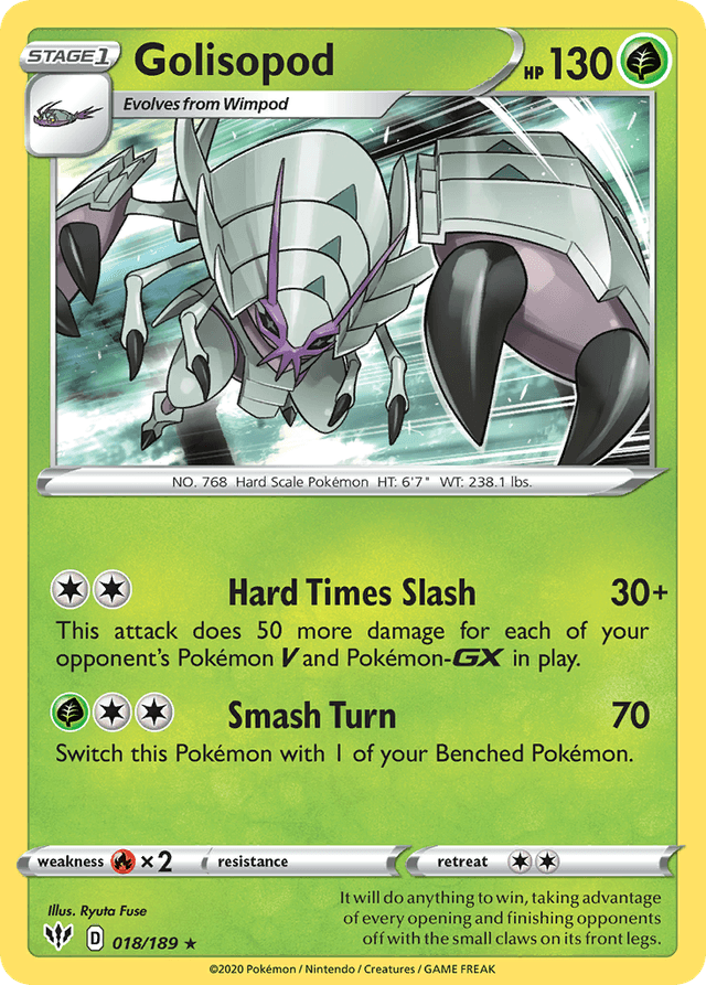 Golisopod — Darkness Ablaze #18