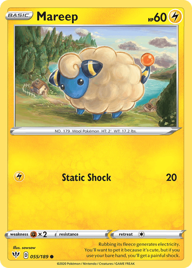 Mareep — Darkness Ablaze #55
