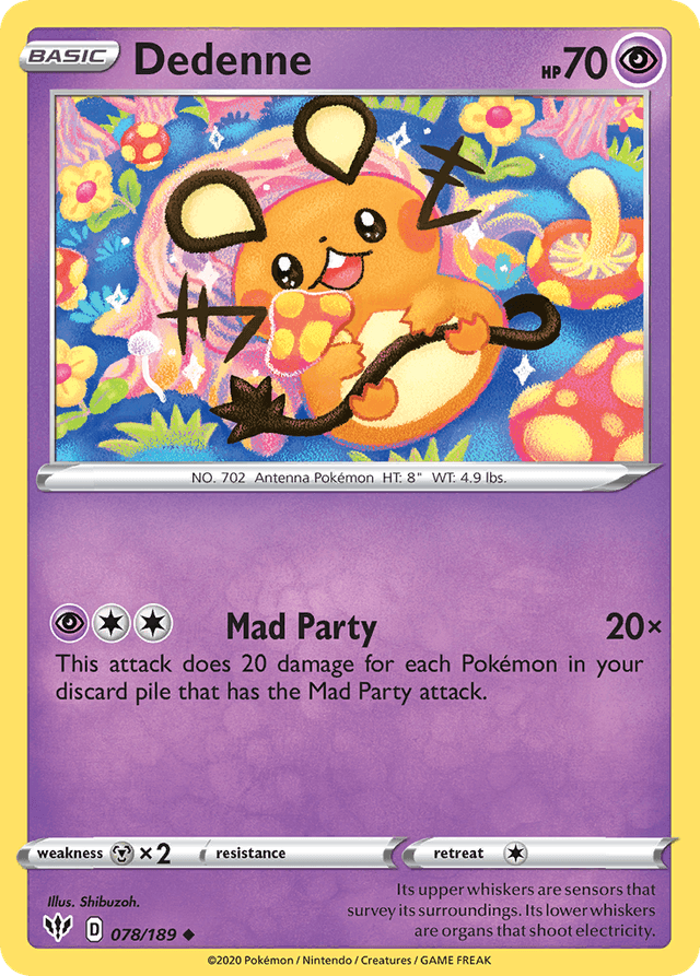 Dedenne — Darkness Ablaze #78