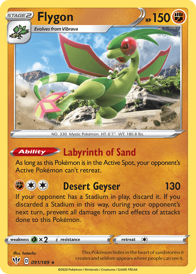 Flygon — Darkness Ablaze #91